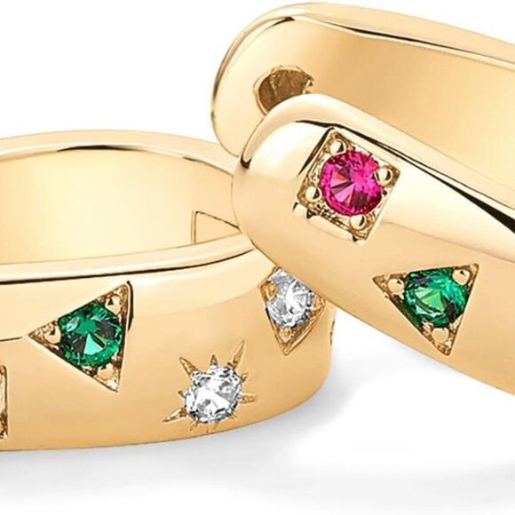 New Chunky Gold Earrings for Women - Picture 5 of 6